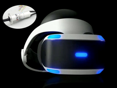 360度无限制旋转导电滑环在VR 虚拟现实穿戴设备的应用